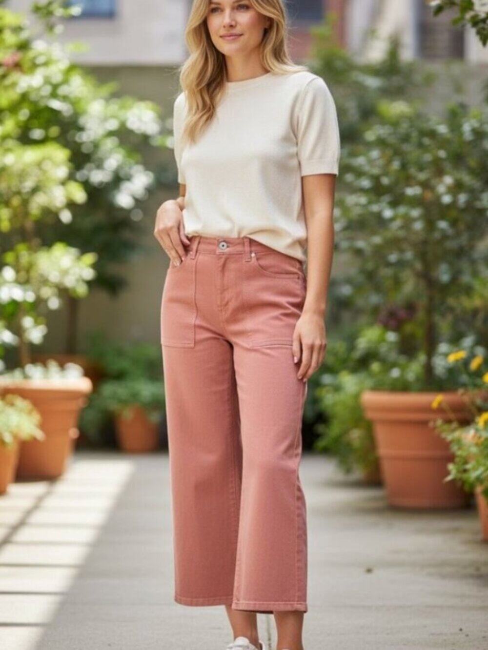 NWT Size 23 Joie Shally Jeans in Guava Straight Leg
